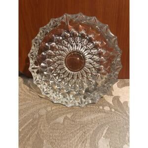 Vintage crystal cut‎ ashtray